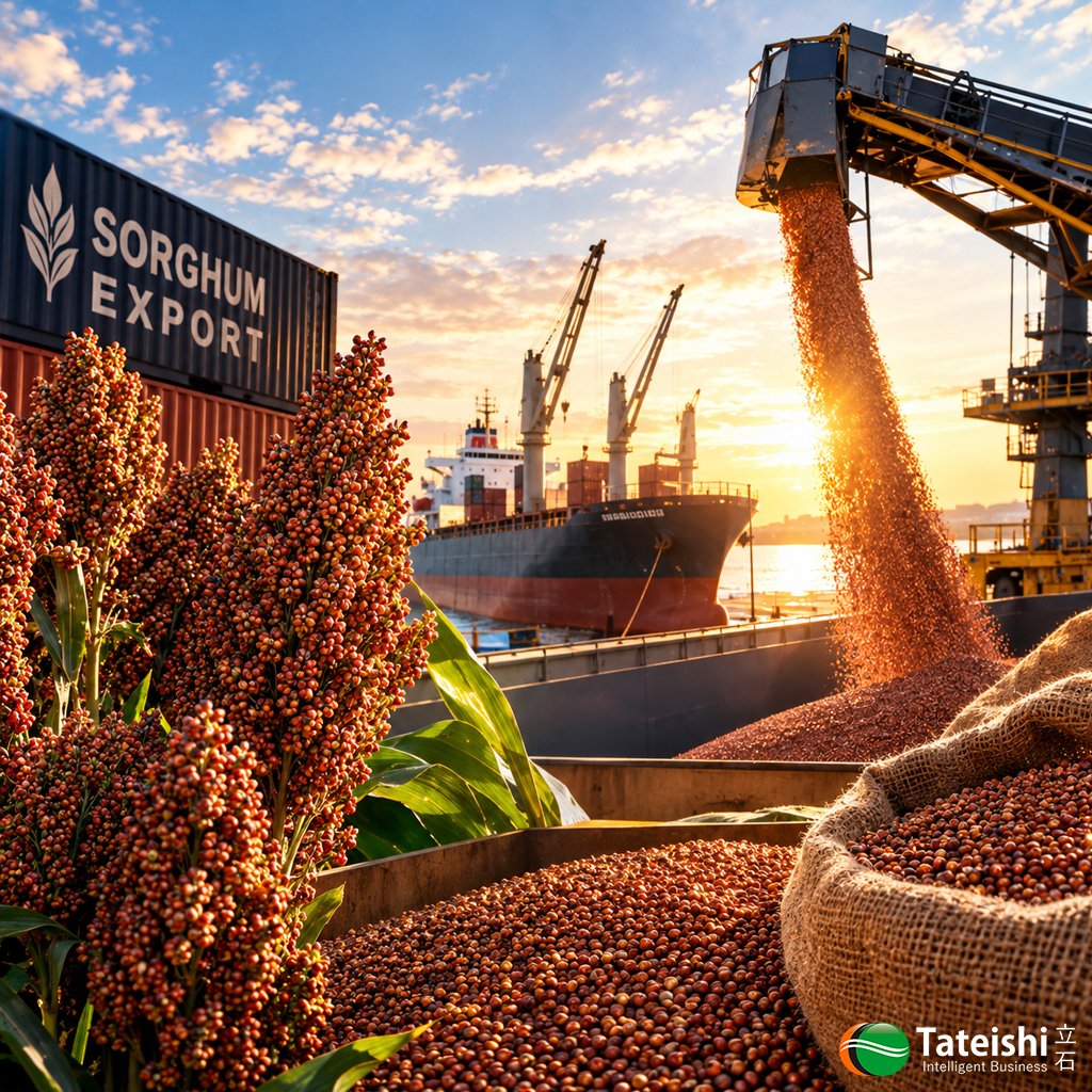 Tateishi - Sorgo para exportação